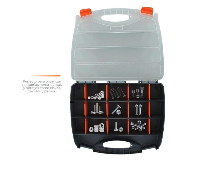 Miniatura 4 de Caja Organizador De Tornillos 16 Compart